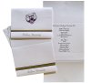 25 Personalized Announcements (White-TriFold)